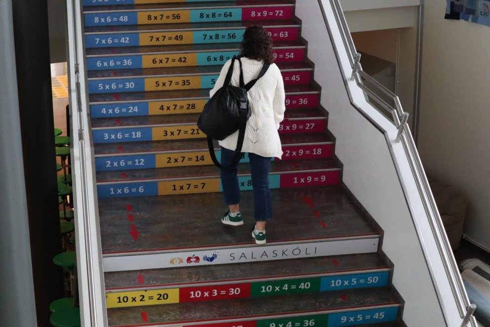 Endurmenntun er í öndvegi í upphafi nýs skólaárs og fjölmörg námskeið voru í boði fyrir kennara.