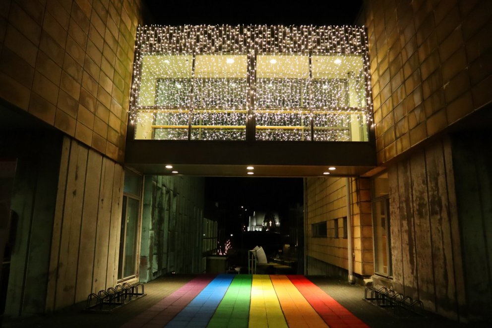 Jólaljósin lýsa upp skammdegið.