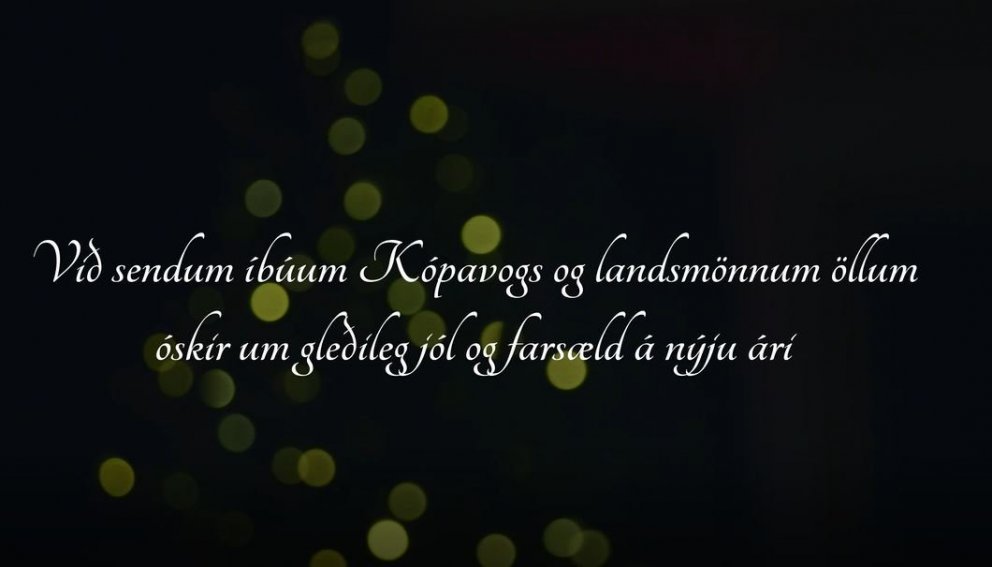 Jólakveðja 2021.