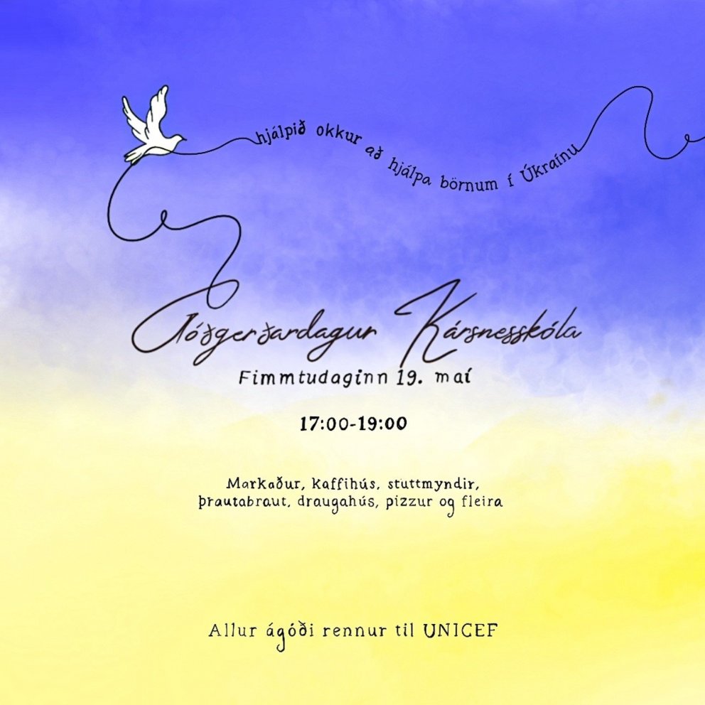 Kársnesskóli heldur árlega góðargerðardag.