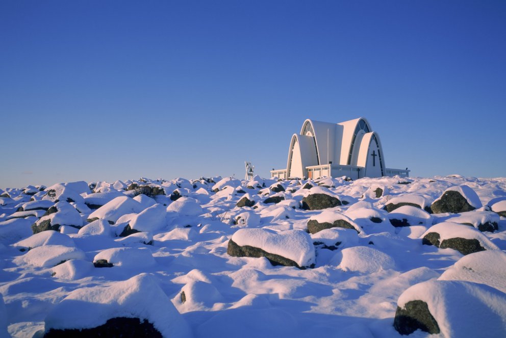 Mikill snjór féll miðvikudaginn 27.október. Myndin er úr safni.