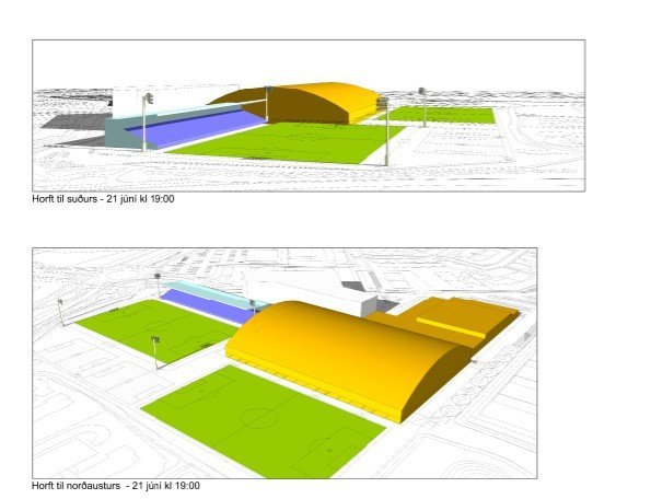 Úr tillögu að breyttu deiliskipulagi.