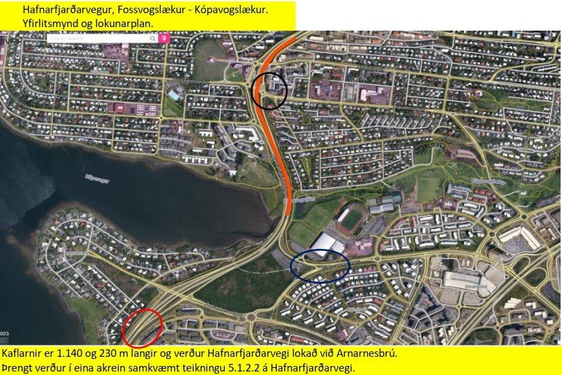 Lokanir vegna malbikunarframkvæmda