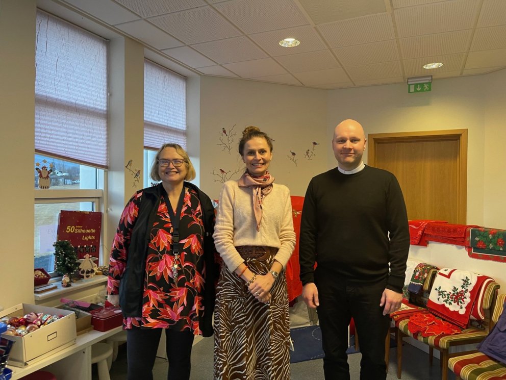 Anna Kristinsdóttir, Ásdís Kristjánsdóttir og Alfreð Örn Finnsson.