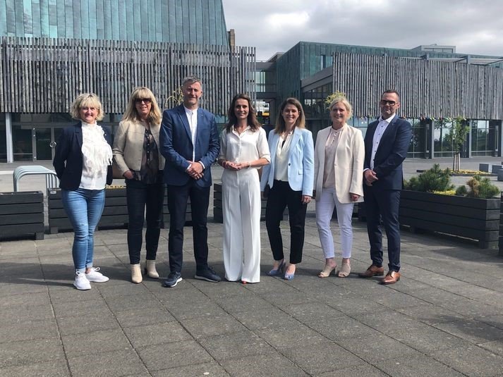 Nýr meirihluti í Kópavogi. Mynd/Vísir.