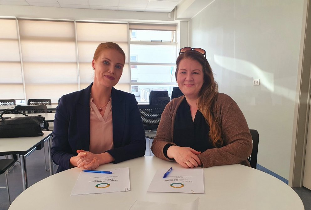 Sigrún Þórarinsdóttir og Ingunn Ingimarsdóttir.