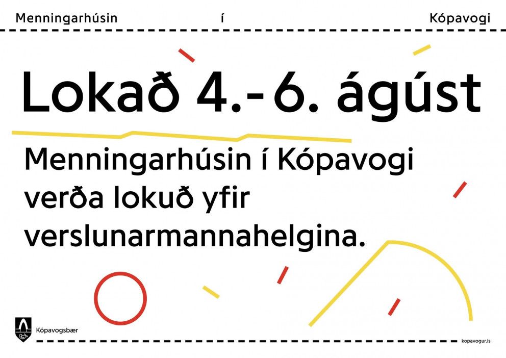 Menningarhúsin lokuð