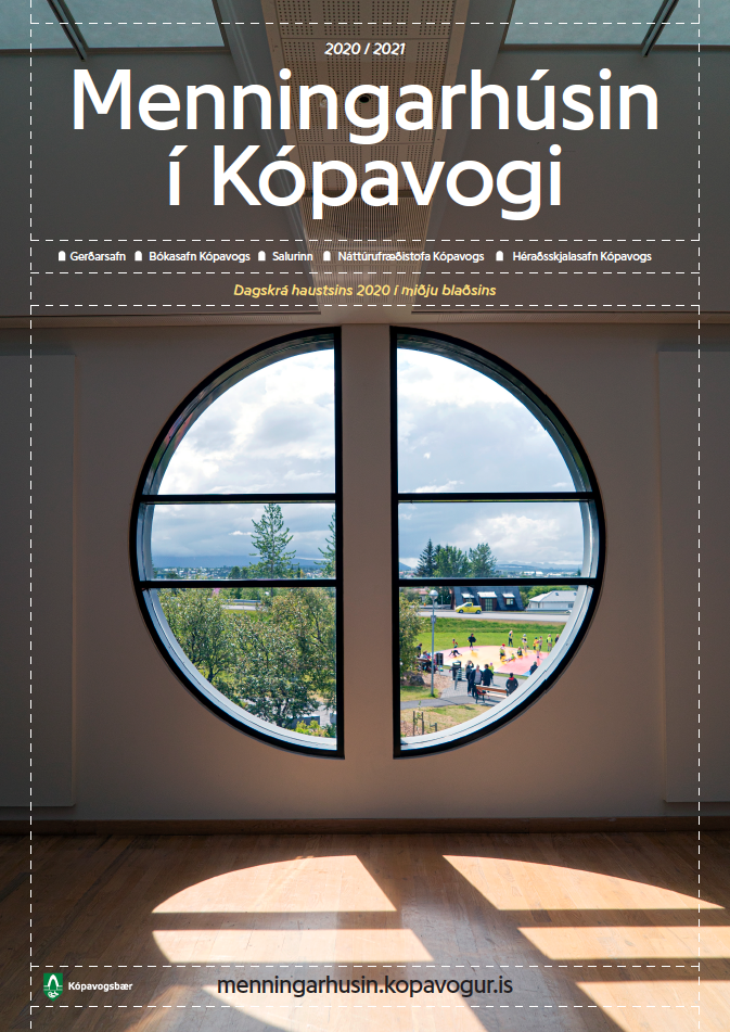 Tímarit Menningarhúsanna í Kópavogi 2020-21.