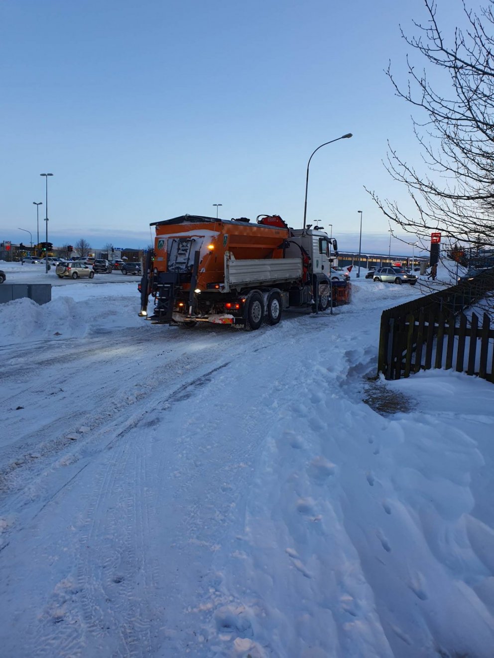 Götur hreinsaðar 19.desember 2022.