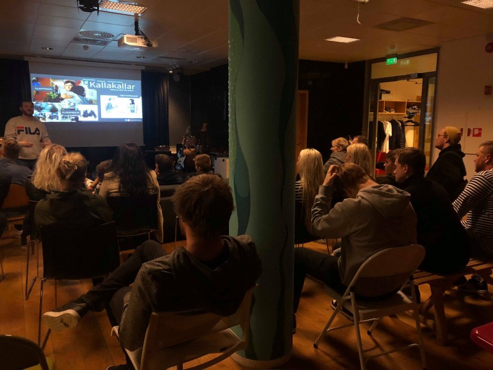 Vel sóttur fyrirlestur í Molanum í Kópavoginum.