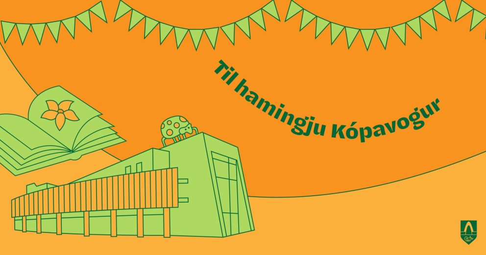 Nýtt rými verður tekið í notkun á afmælisdegi Kópavogs.