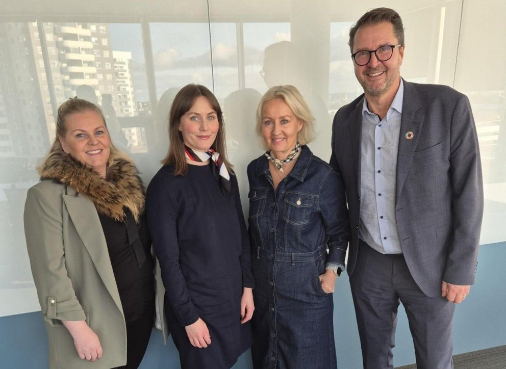 Á myndinni eru frá vinstri: Elín Thelma Róbertsdóttir, Sólrún Día Friðriksdóttir, Þóra Kemp og Ingi…