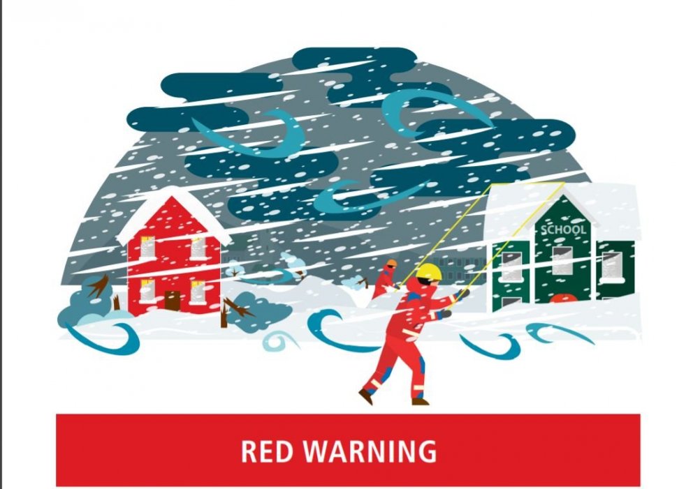 Schools are cancelled tomorrow due to weather conditions.