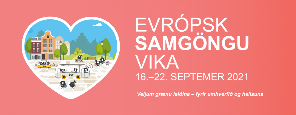 Kópavogsbær tekur þátt í evrópsku samgönguvikunni 2021.