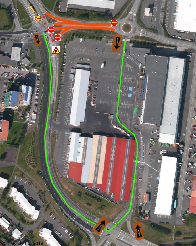 Stefnt er á að malbika Skemmuveg á milli Nýbýlavegar og hringtorgs á Skemmuvegi við Byko á milli kl…