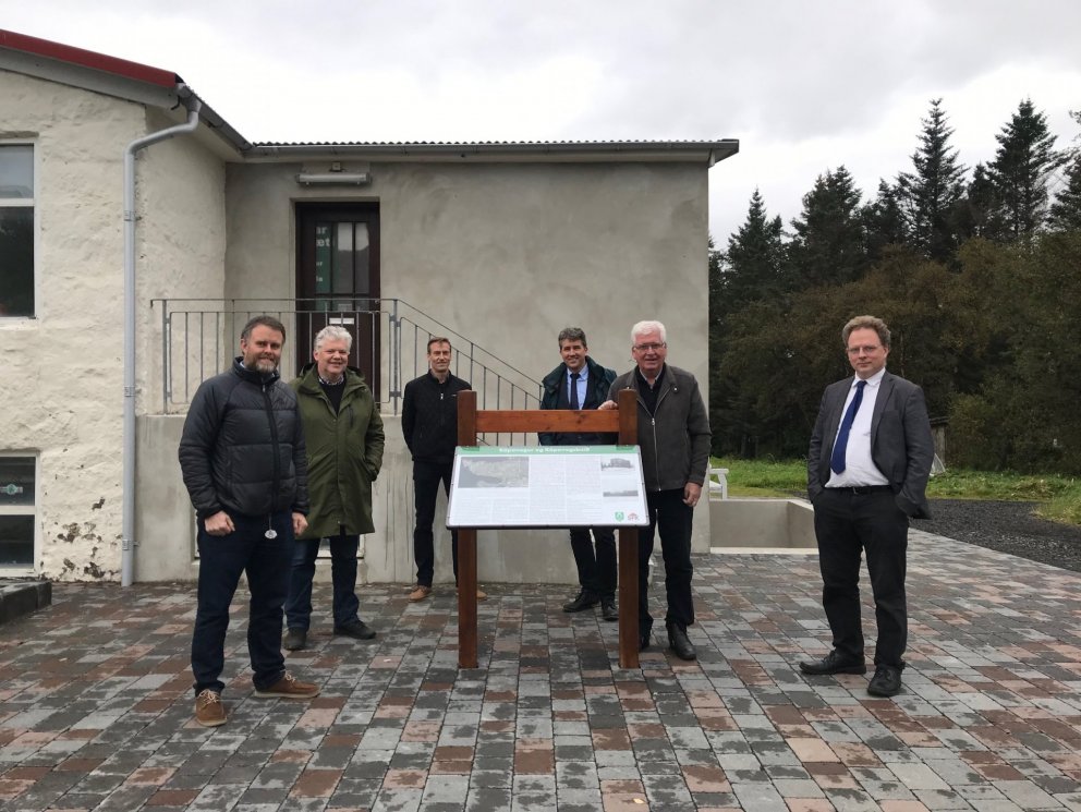 Á myndinni eru, talið frá vinstri: Indriði I. Stefánsson fulltrúi í umhverfis- og samgöngunefnd, Fr…