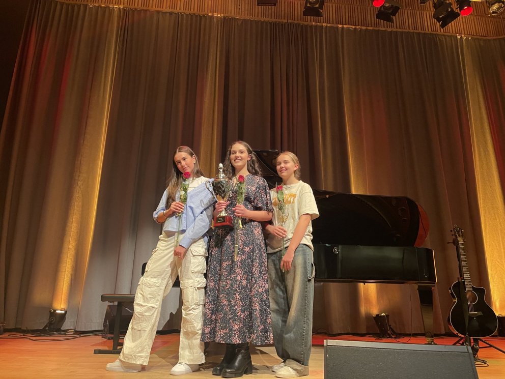 Aldís María Sigurvinsdóttir, Emma Dís Tómasdóttir og Vanessa Rúnarsdóttir