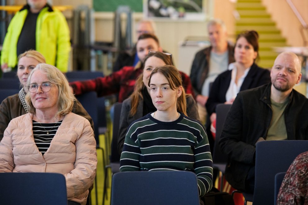 Gestir á íbúafundi um Stelluróló.