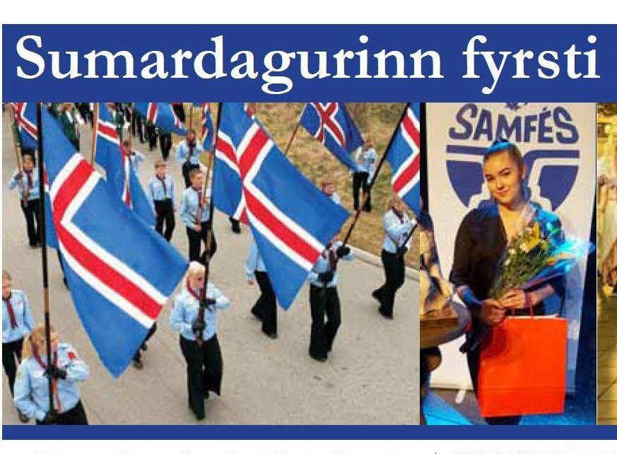 Sumardagurinn fyrsti í Kópavogi.