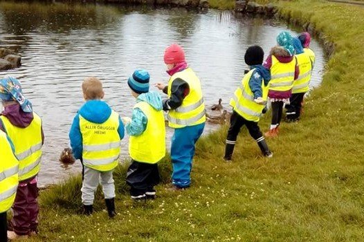 Í ævintýranámskeiðum er áherslan á vettvangsferðir.