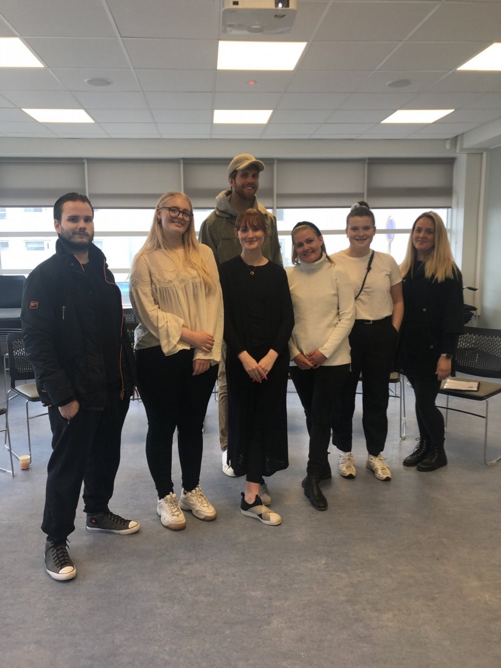 Starfsmenn Kópavogsbæjar sem vinna við tómstundastarf fullorðinna, frá vinstri
Ómar Freyr Kristján…