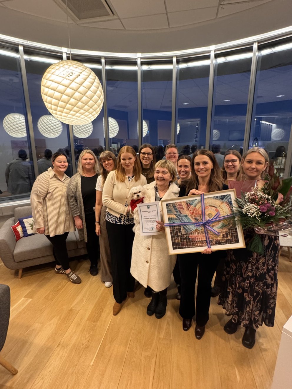 Svanhildur Sif Haraldsdóttir, Ásdís Kristjánsdóttir, Sigrúnu Þórarinsdóttur sviðsstjóra velferðarsv&hellip;