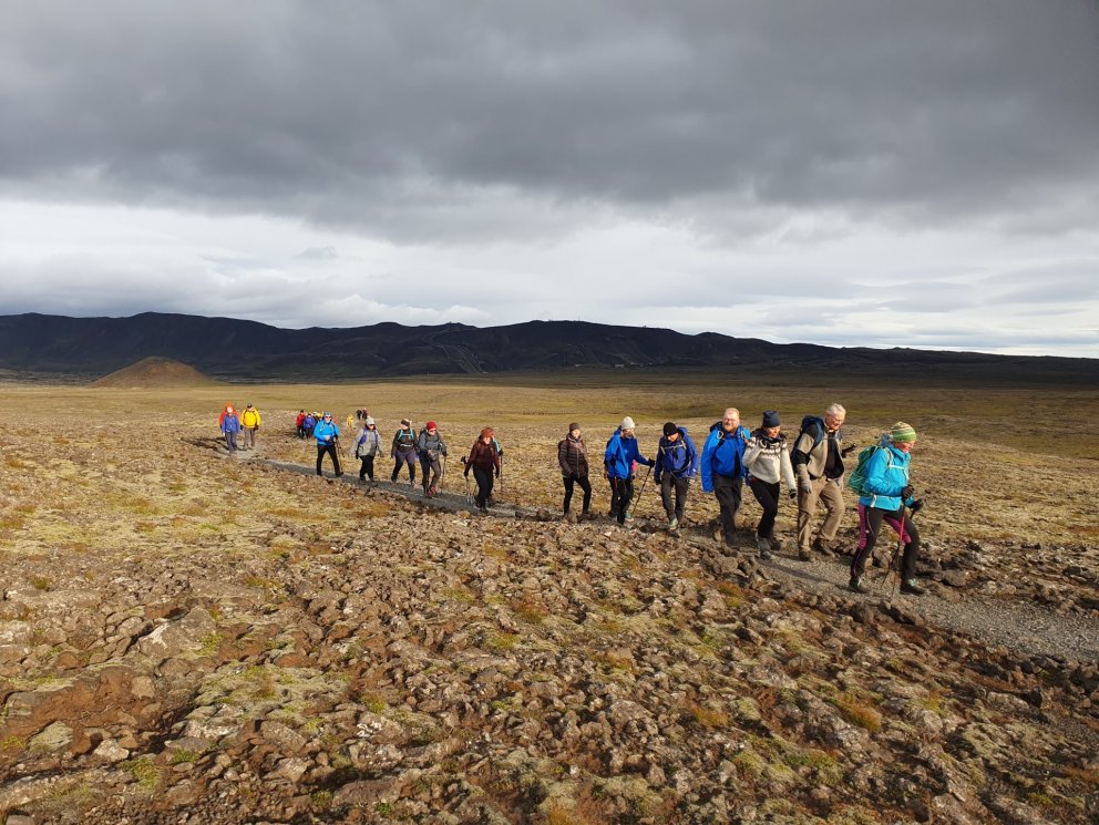 Þríhnúkagígur genginn.