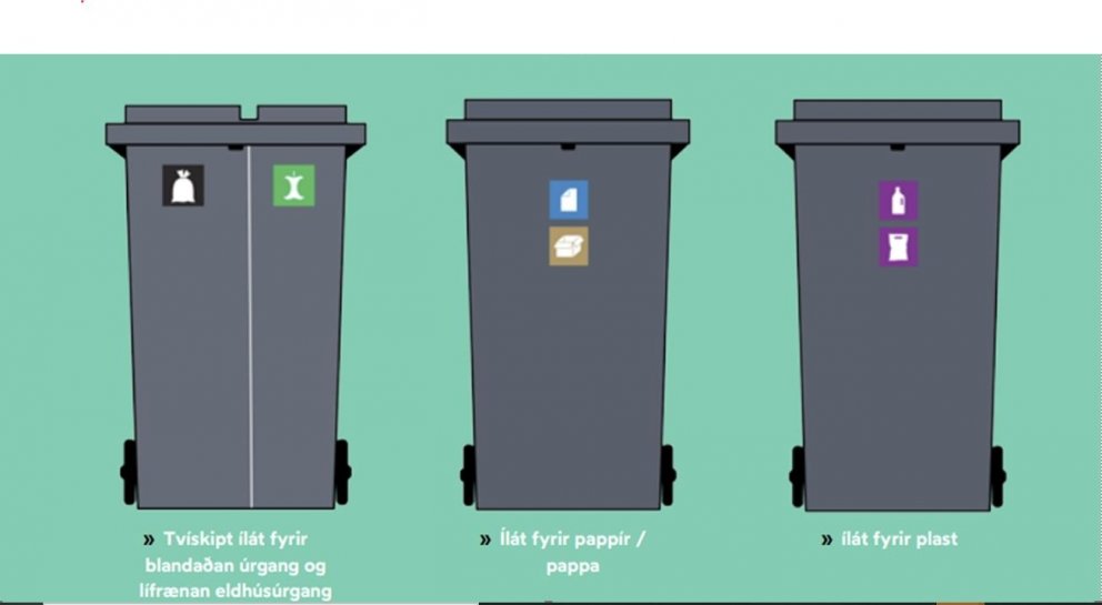 Úr tillögum að tunnum fyrir sérbýli.