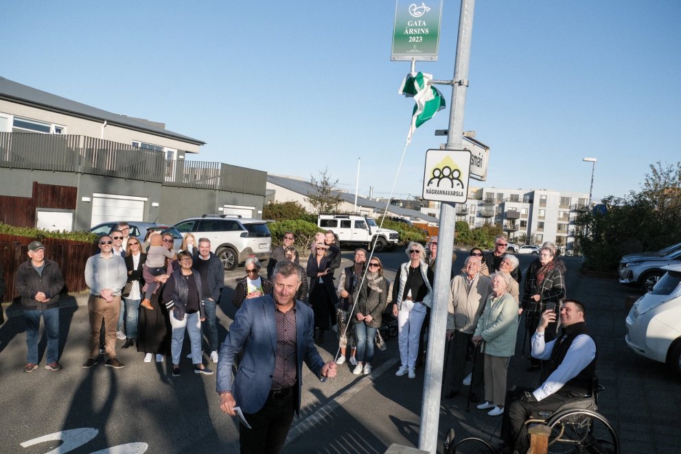 Fellasmári er gata ársins 2023.