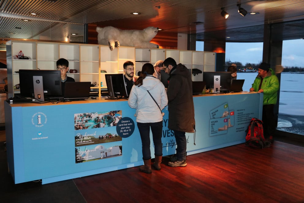 Móttaka upplýsingamiðstöðvar Reykjavíkur