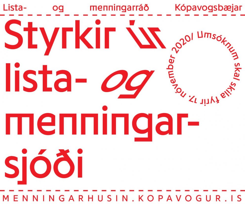 Auglýst er eftir umsóknum um styrki úr lista- og menningarsjóði.