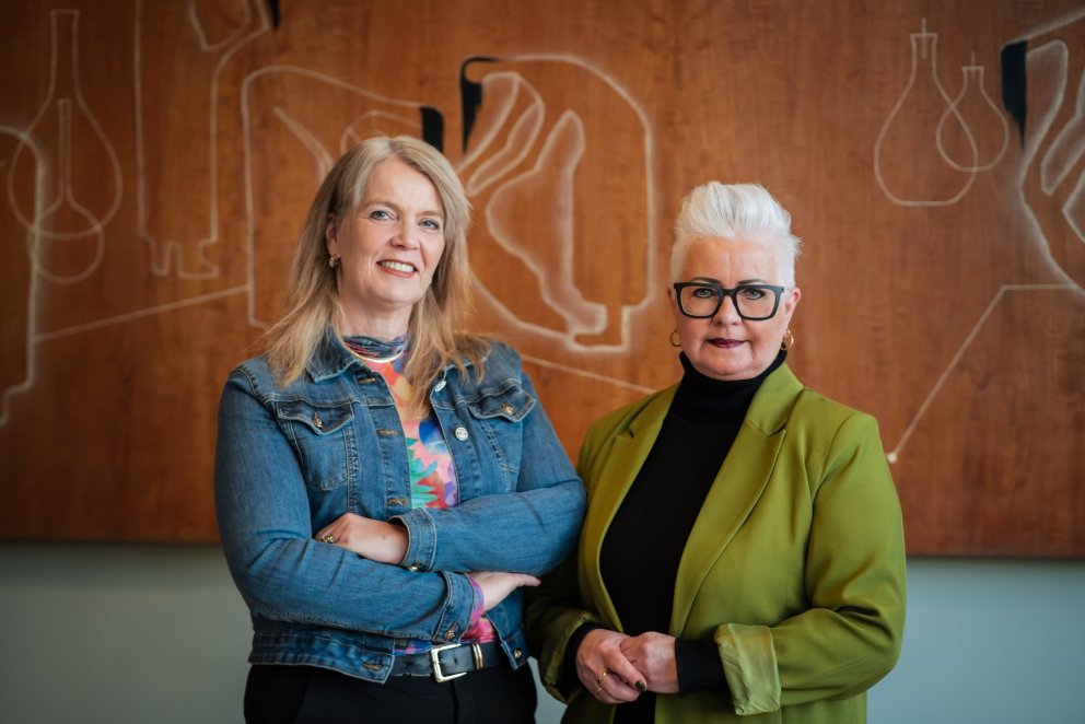 Sigríður Þrúður Stefánsdóttir mannauðsstjóri og Auður Þórhallsdóttir sérfræðingur.