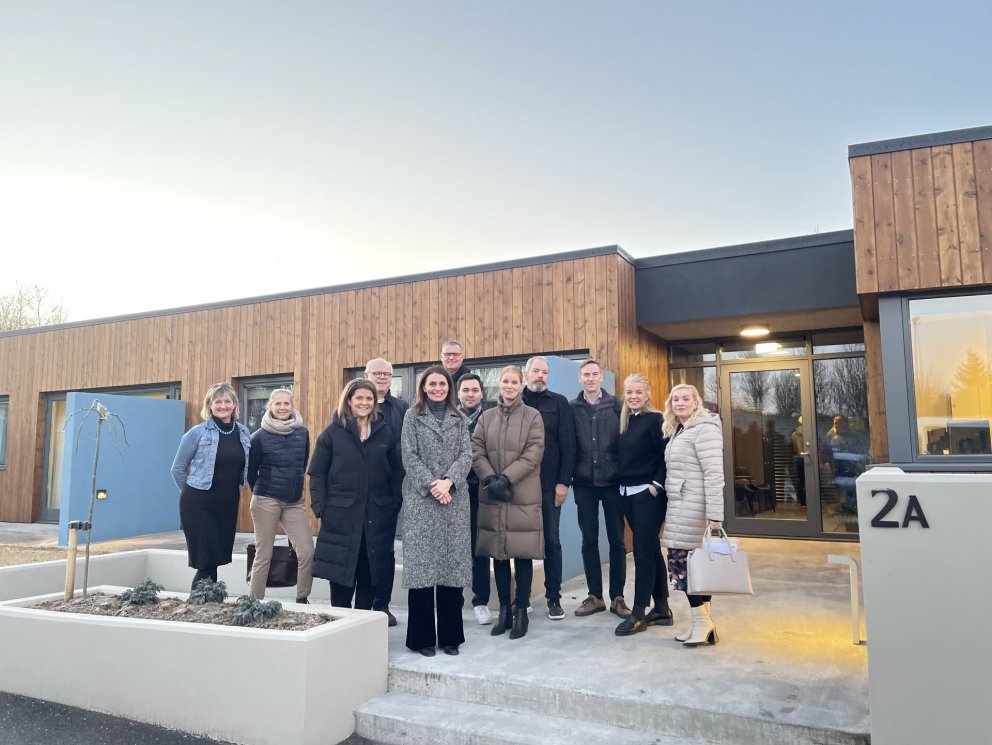 Á myndinni eru frá vinstri: Björg Baldursdóttir, Hólmfríður Hilmarsdóttir, Hjördís Ýr Johnson, Ei…