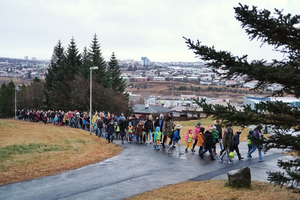 Vináttuganga skóla í Kópavogi 2019.