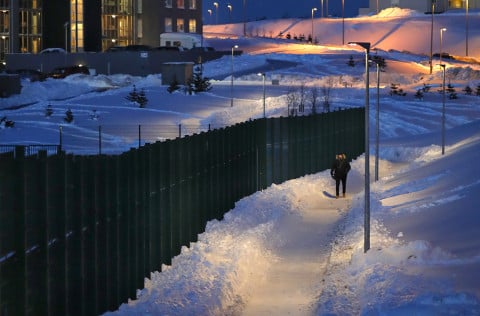 Aukin lýsing við göngustíg í Kórahverfi var valin af íbúum í kosningu í verkefninu Okkar Kópavogur.