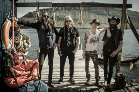 Hljómsveitin Sólstafir.