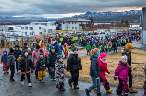 Vináttuganga í Kópavogi 2018.