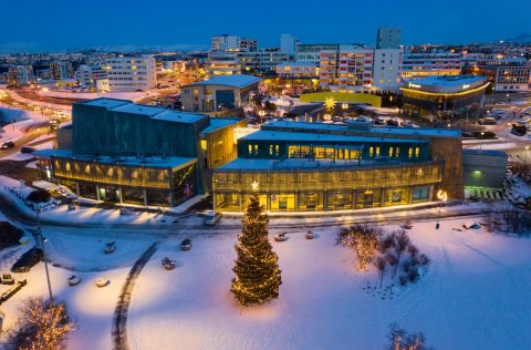 Jólaljós í Kópavogi.