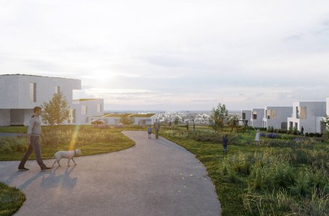 Í Vatnsendahvarfi verða 500 íbúðir í lágreistri byggð.