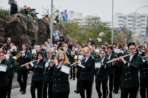 Frá hátíðarhöldum 17.júní.