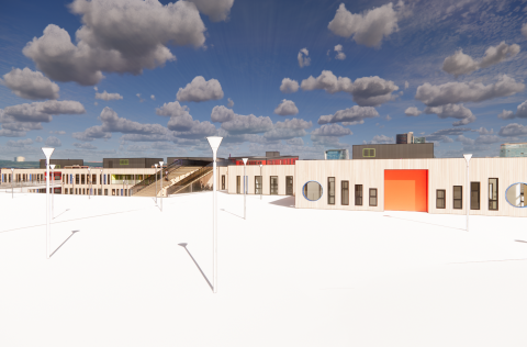 Hönnunarstjóri hönnunarteymisins að nýjum Kársnesskóla var Jón Ólafur Ólafsson arkitekt.