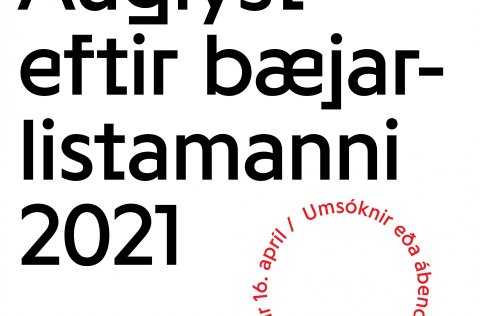 Auglýst eftir bæjarlistamanni Kópavogs 2021