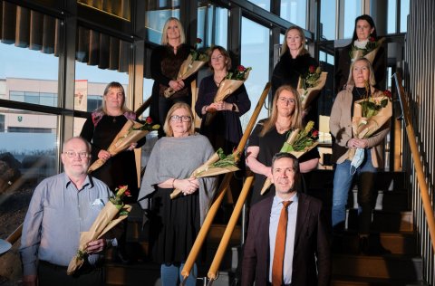 Á myndinni eru frá vinstri, efsta röð: Sigrún Hulda Jónsdóttir, Ólöf Kristjánsdóttir, Drífa Kristjá…