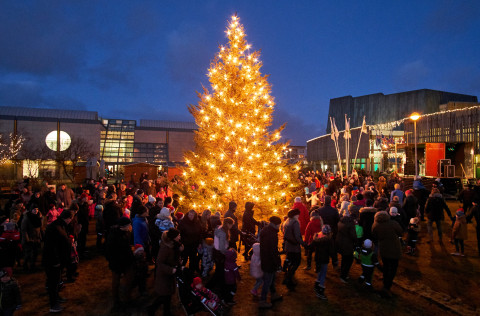 Frá aðventuhátíð 2017.