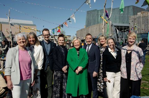 Halla Tómasdóttir forseti Íslands sótti Kópavog heim á afmæli bæjarins.