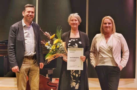 Ármann Kr. Ólafsson, Sunna Gunnlaugsdóttir og Karen E. Halldórsdóttir.