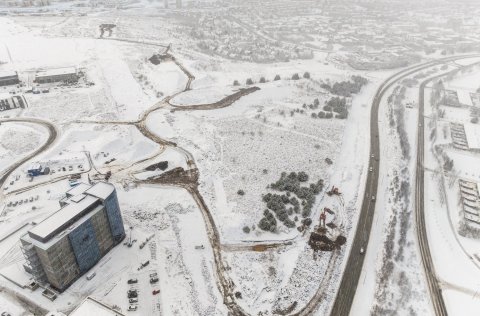 Myndin er tekin seinni hluta desember. Mynd/Vegagerðin, Vilhelm Gunnarsson.