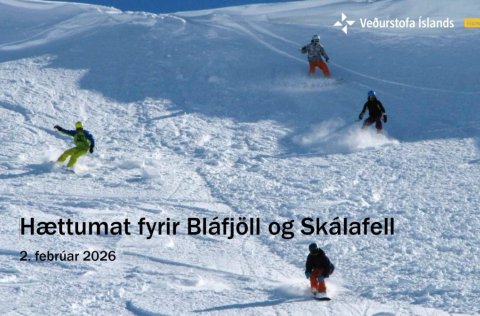Bláfjöll eru í landi Kópavogs.
