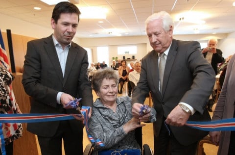 Ármann Kr. Ólafsson, Ingibjörg Þórunn Jóhannsdóttir og Guðmundur Hallvarðsson.