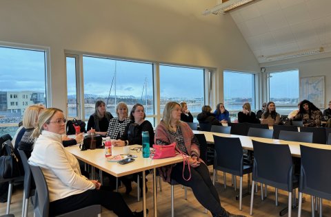 Boðið var upp á ýmis konar fræðslu á starfsdegi dagforeldra.